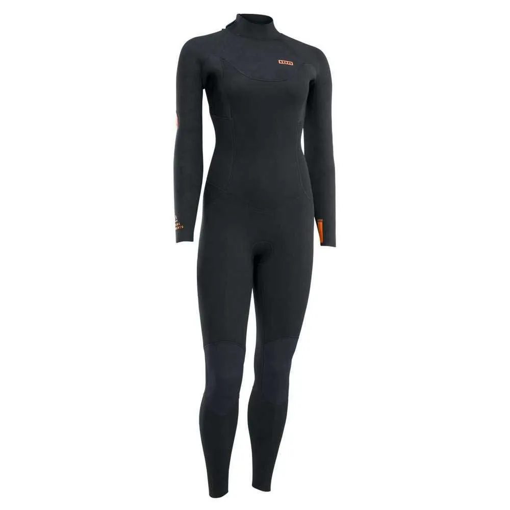 ION Fato de neoprene de manga comprida com fecho de correr nas costas para mulher Element 5/4 mm