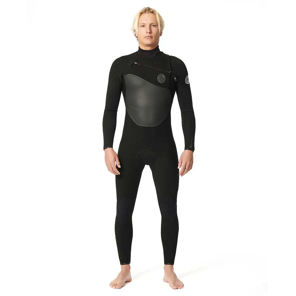 Rip curl Fato de neoprene de manga comprida com fecho no peito Flashbomb 4/3 mm