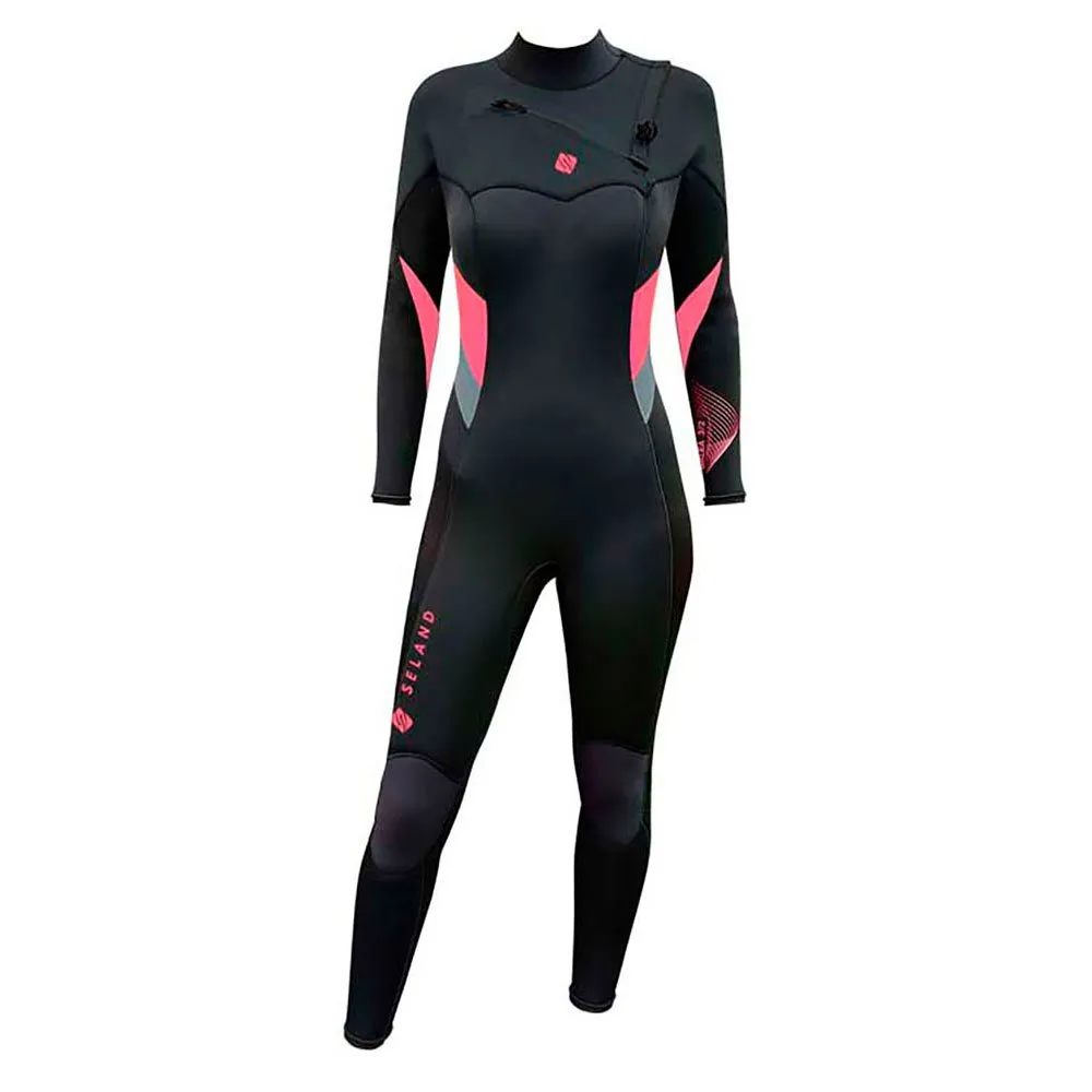 Seland Fato de neoprene de manga comprida com fecho no peito para mulher Galea IV