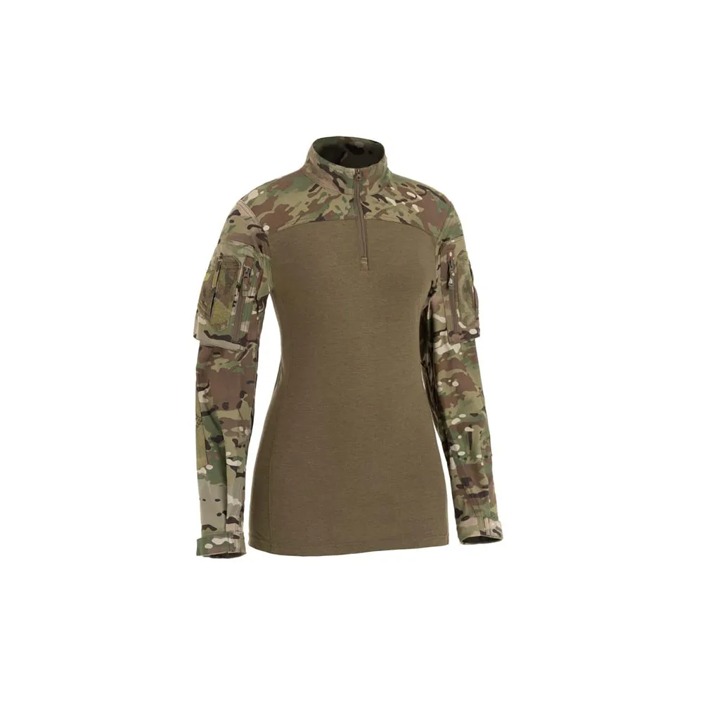 Clawgear Camiseta de manga comprida para mulher Raider Combat ATS