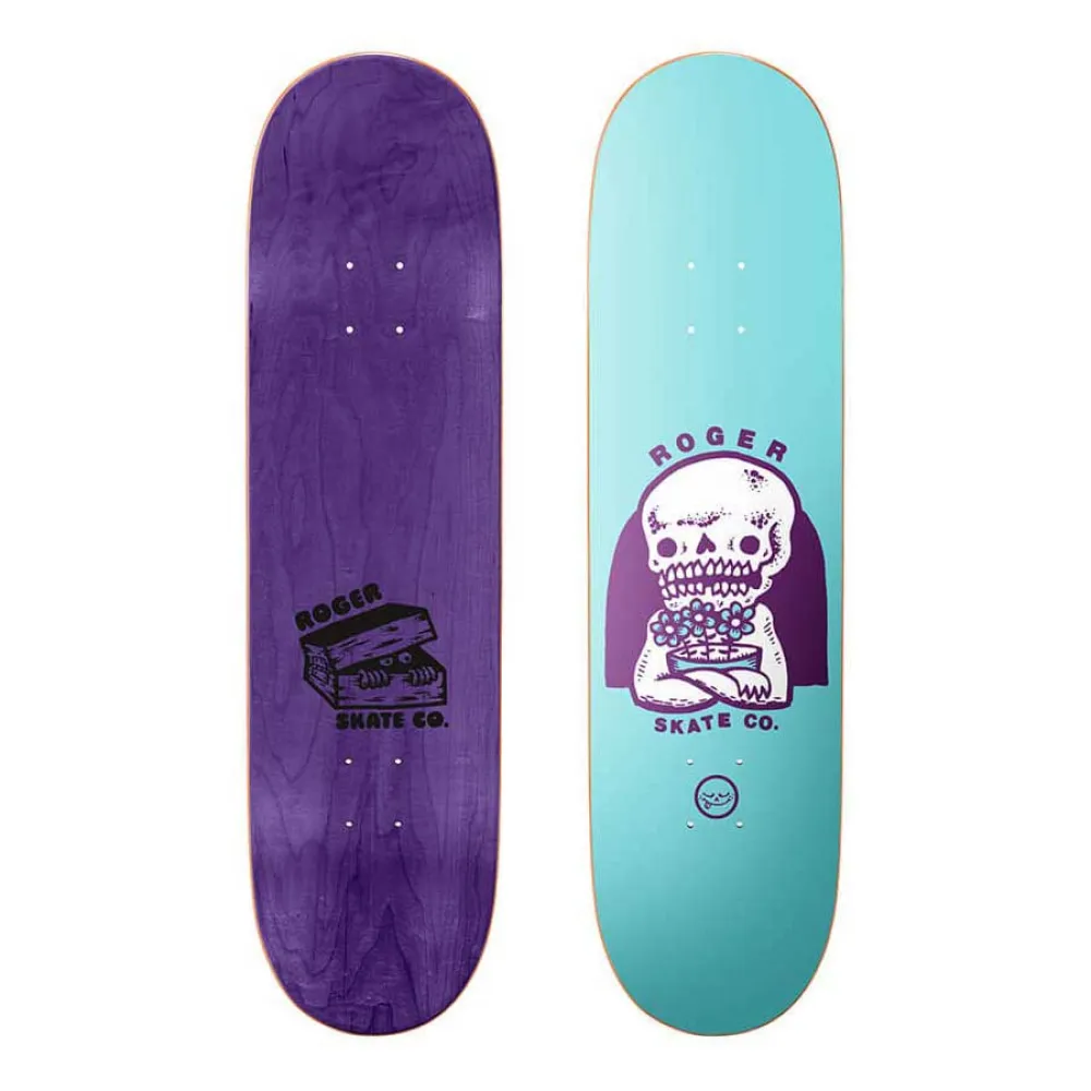 Roger Skate deck Flowers 8.0´´x31.44´´ high concave