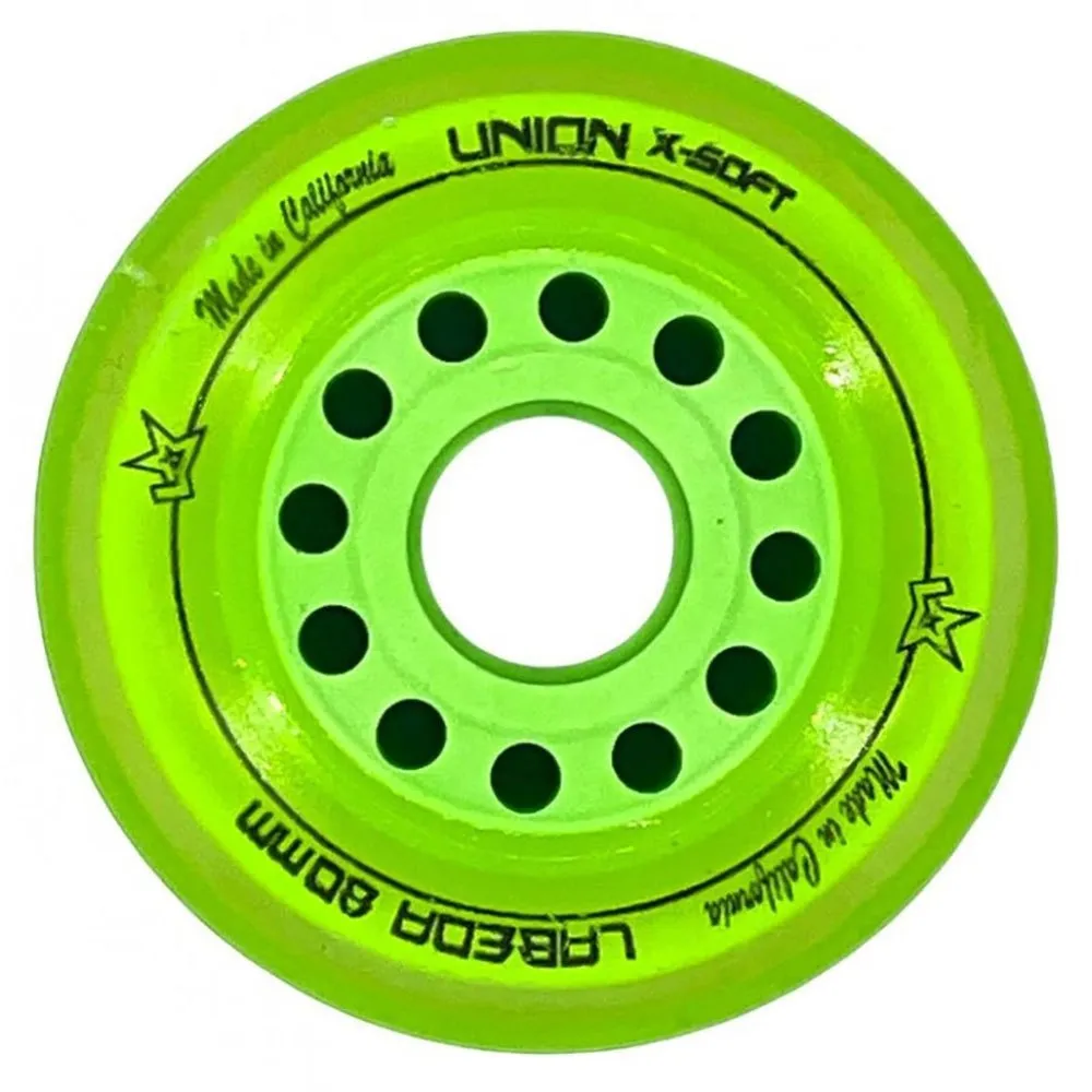 Labeda Rodas de patins Union X-Soft 4 unidades