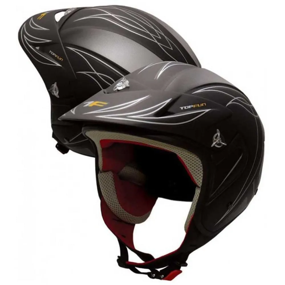 Topfun Capacete aberto Trial