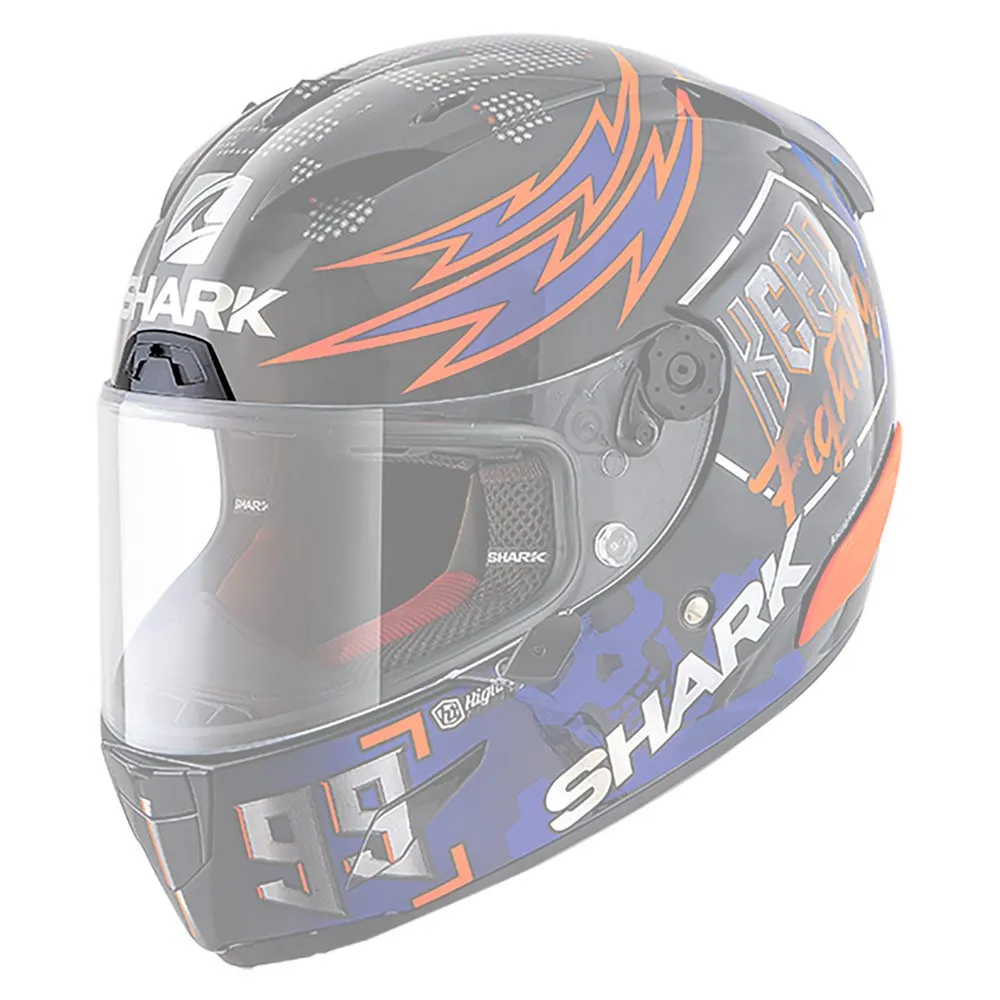 Shark Ventilação frontal do capacete Race R Pro Lorenzo Catalunya GP 2019