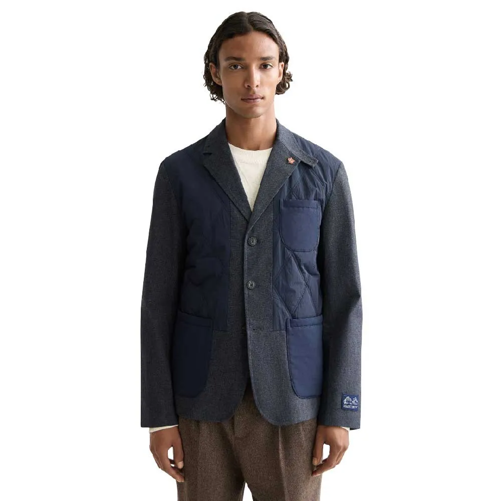 Scotch & soda Blazer Colourblock Lightly Padded Mixed Fabrics