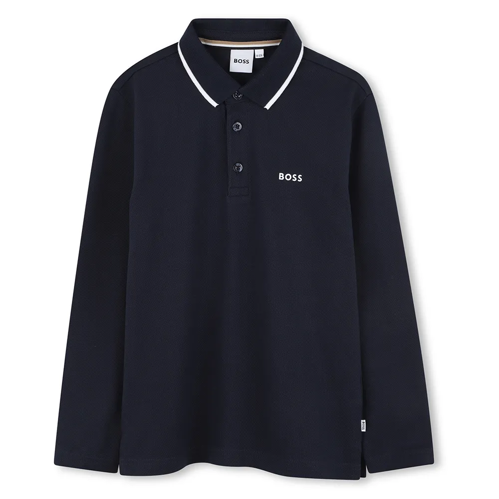 BOSS Polo de manga comprida J52330