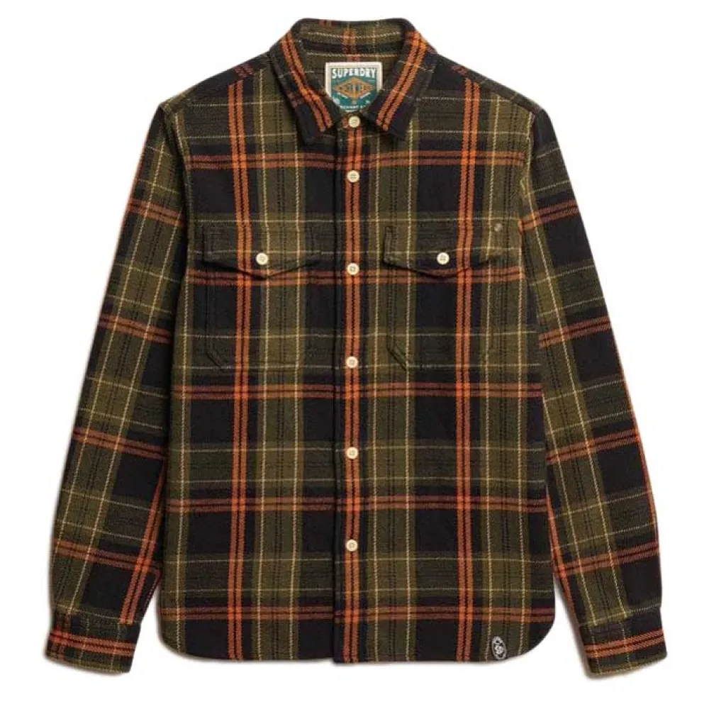 Superdry Camisa de manga comprida Merchant Heavy