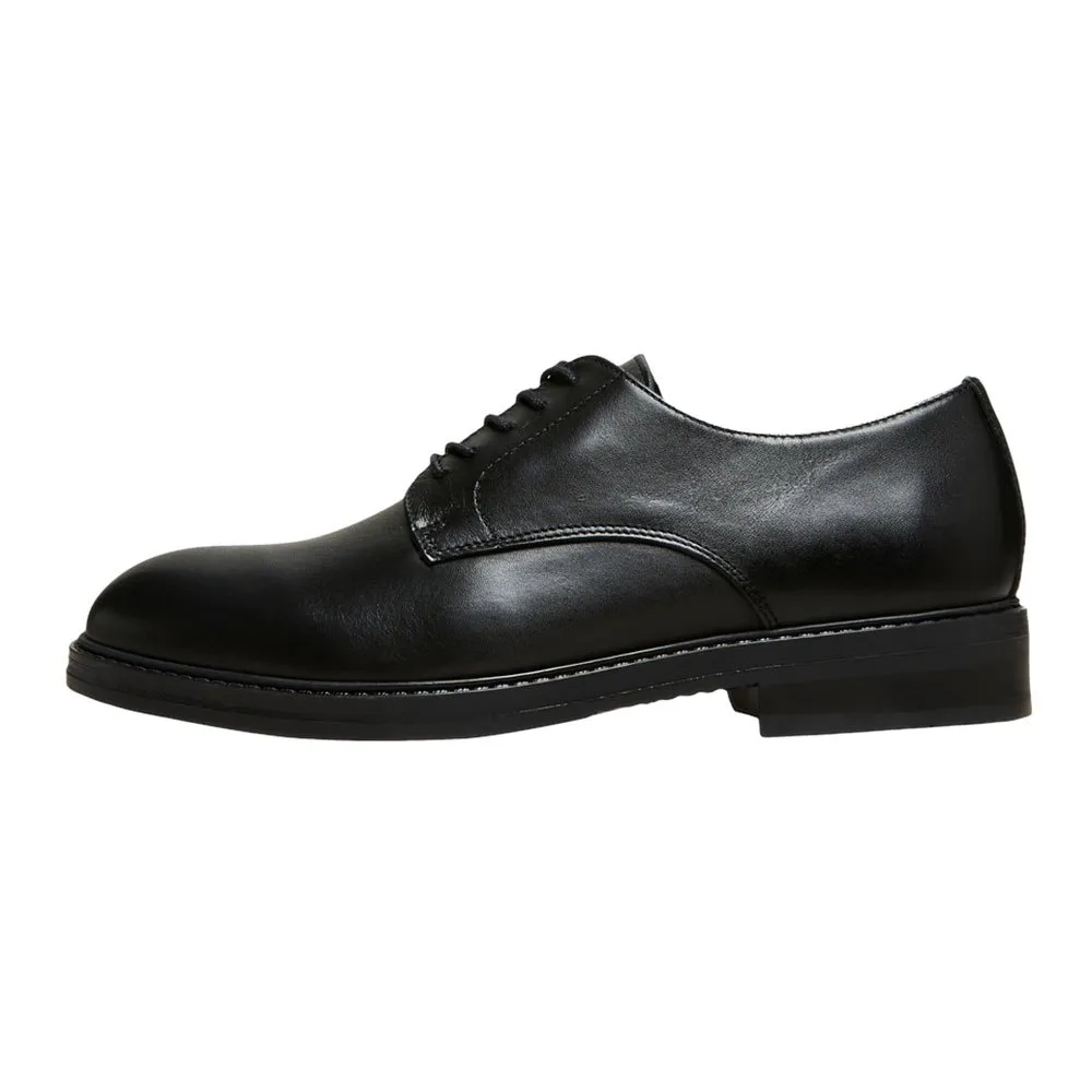 Selected Sapatos Blake Leather Derby