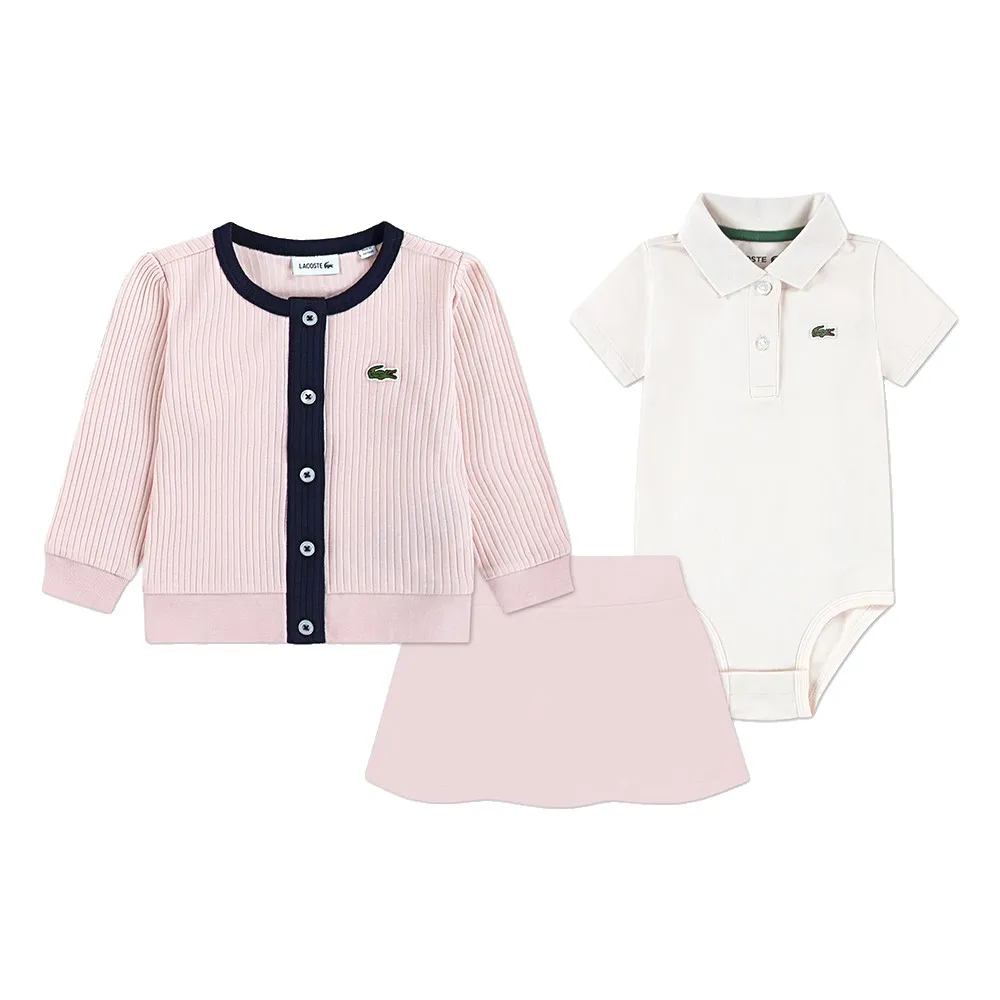 Lacoste kids Saia Mon Premier 3 unidades