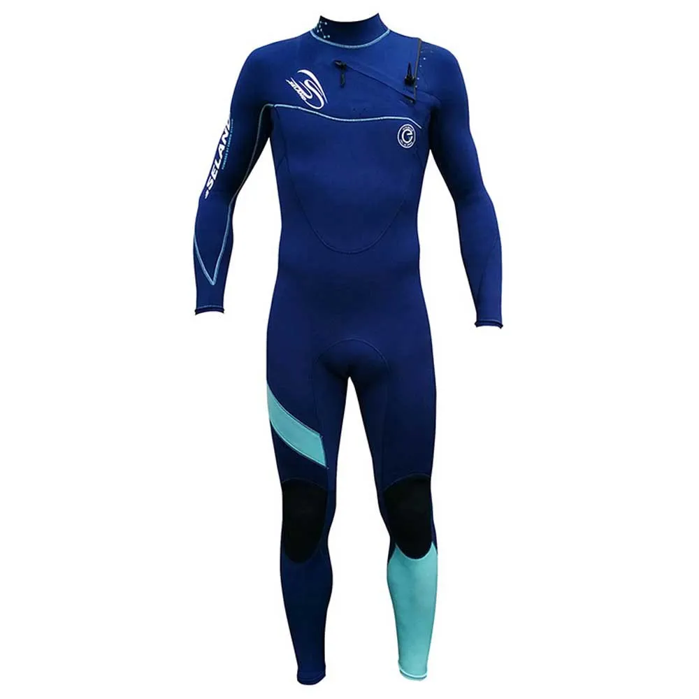 Seland Fato de neoprene de manga comprida com fecho no peito HT Emerid Kids