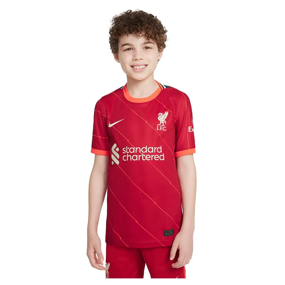 Nike Camiseta de manga curta júnior Casa FC Liverpool 21/22 Stadium
