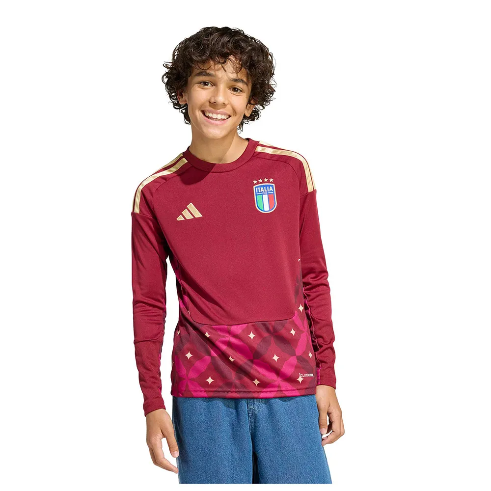 adidas Camiseta de manga comprida júnior Guarda-redes Casa Italy 26/27