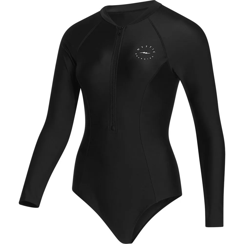 Mystic Camisola rashguard feminina de manga comprida com meio fecho éclair Jayde Swimsuit