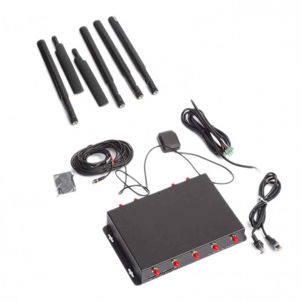 Celerway 2 Modems 4 Antenas LTE 5 Antenas WiFi 1 Antena GPS Roteador Stratus Dual 4G