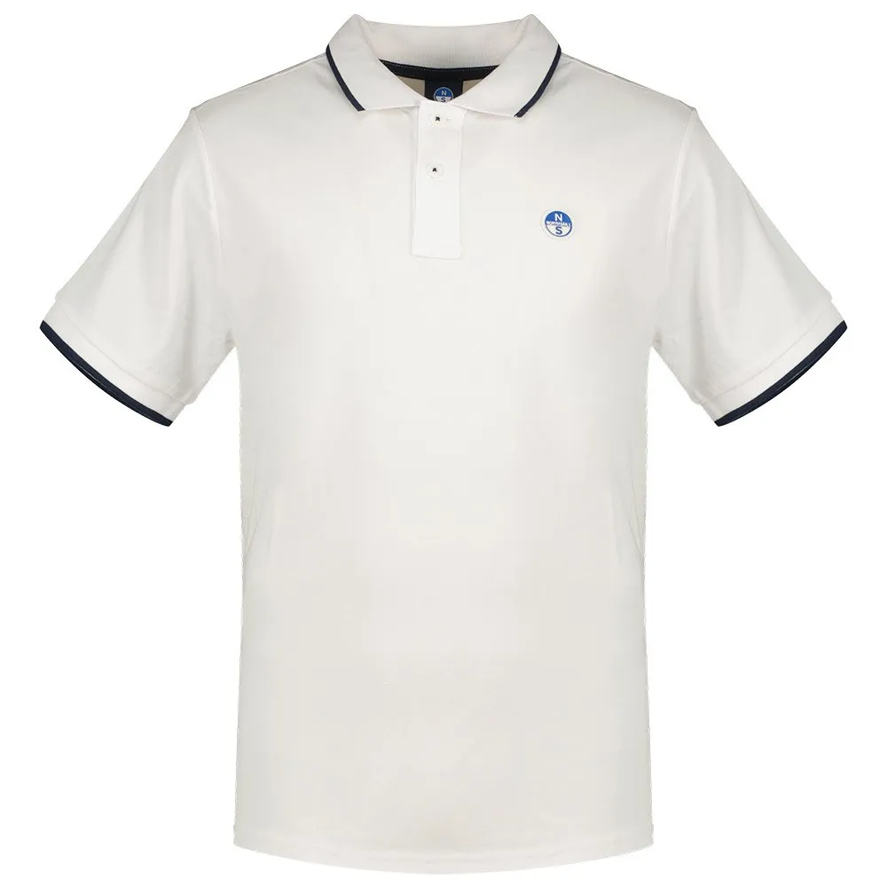 North sails Polo de manga curta Collar W Striped In Contrast