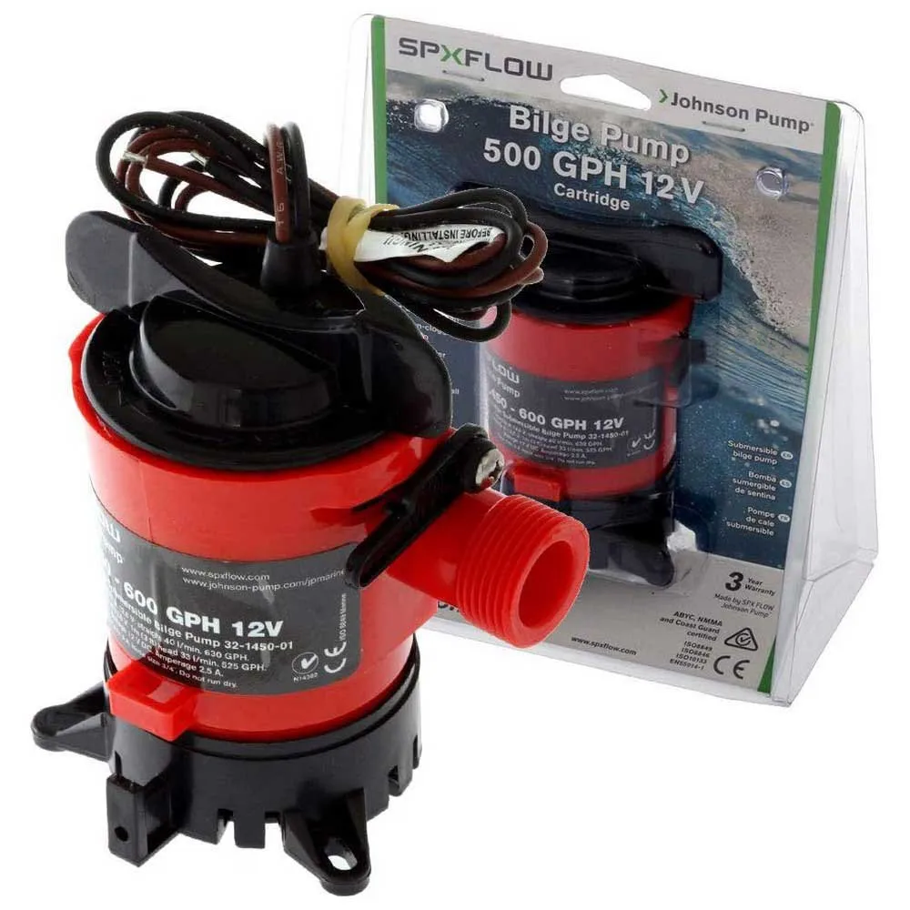 Johnson pump Bomba submersível L650 50L/min 17A 12V