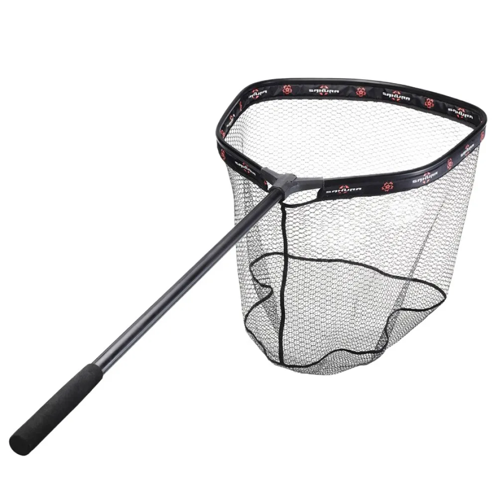 Sakura Rede de pouso dobrável Rubber Mesh L