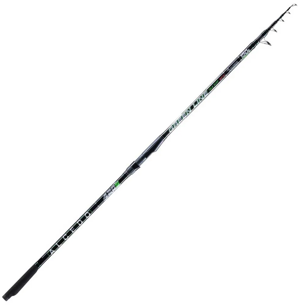 Alcedo Cana de surfcasting telescópica Green Line