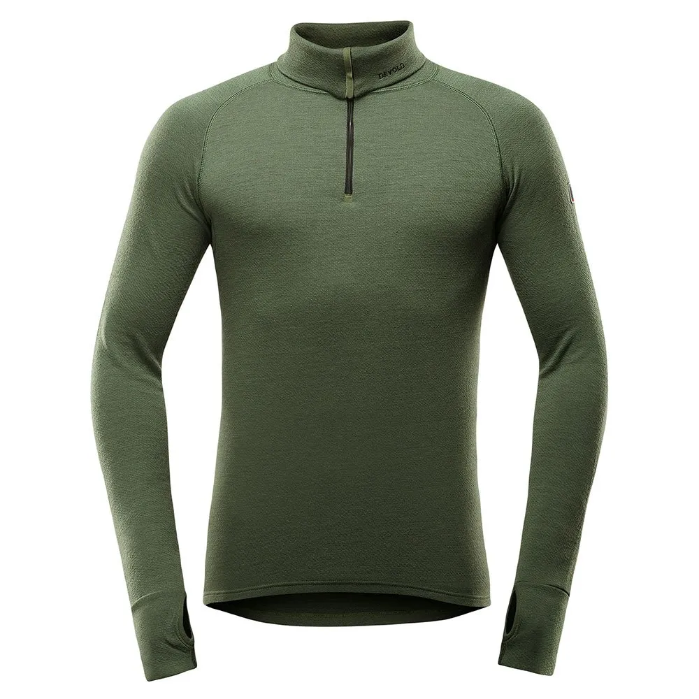 DEVOLD OF NORWAY Camiseta de manga comprida com meia-zíper Expedition Merino 235