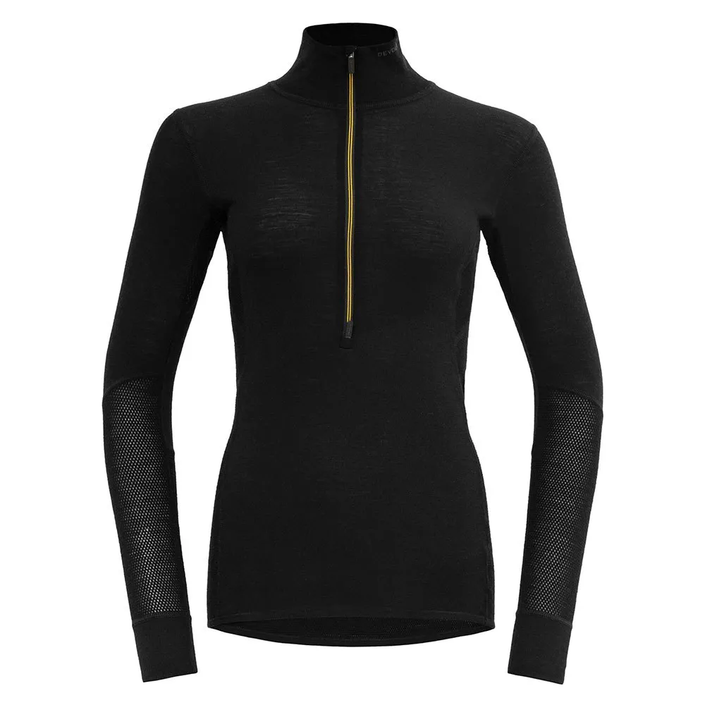 DEVOLD OF NORWAY Camiseta de manga comprida com meia-zíper Wool Mesh 190