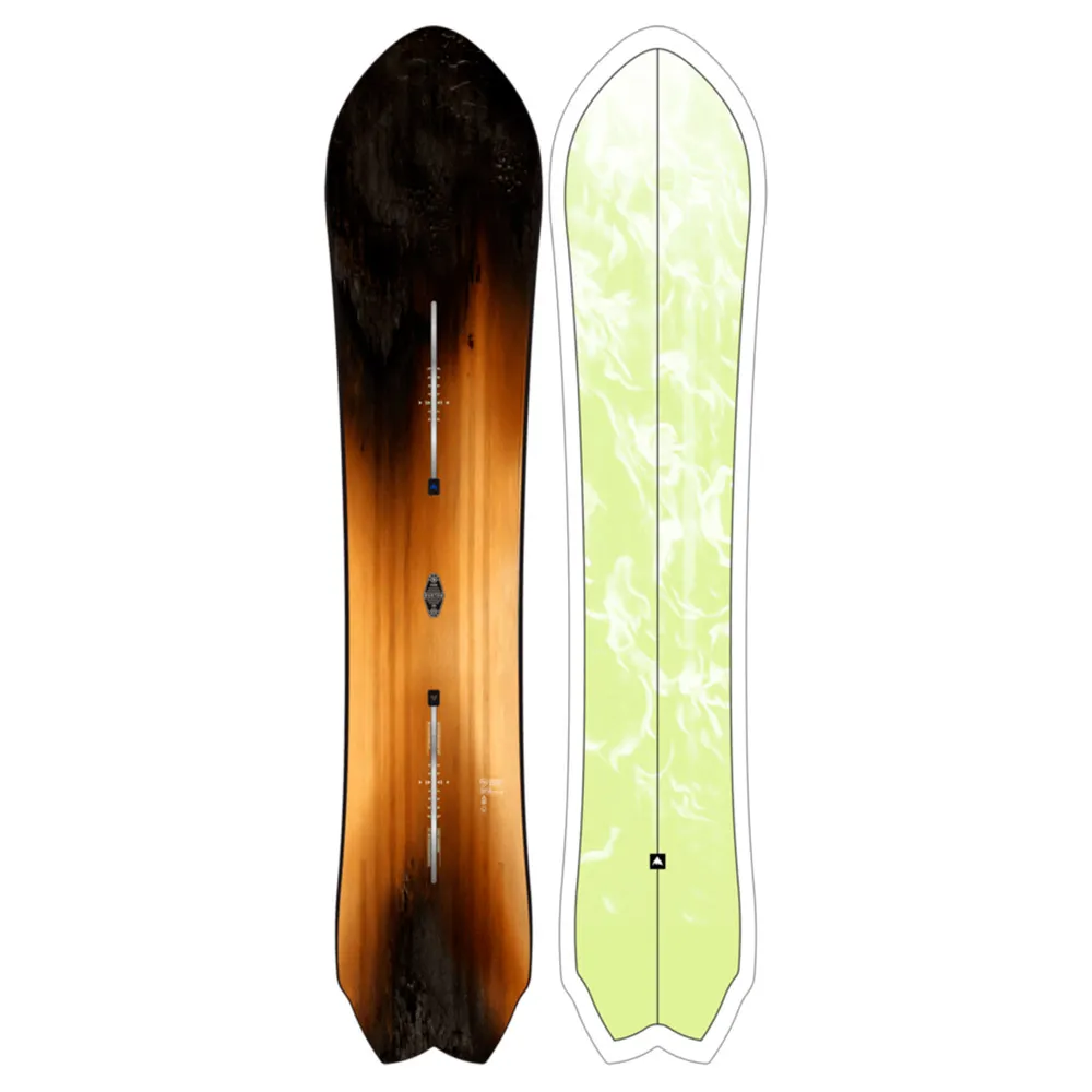 Burton Prancha de snowboard Fish 3D Directional Flat Top