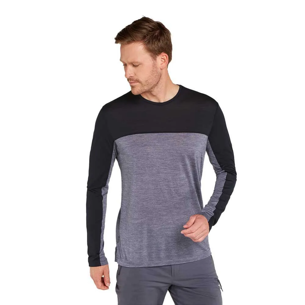 Icebreaker Camiseta de manga comprida Merino 125 Cool-Lite Sphere Colour Block