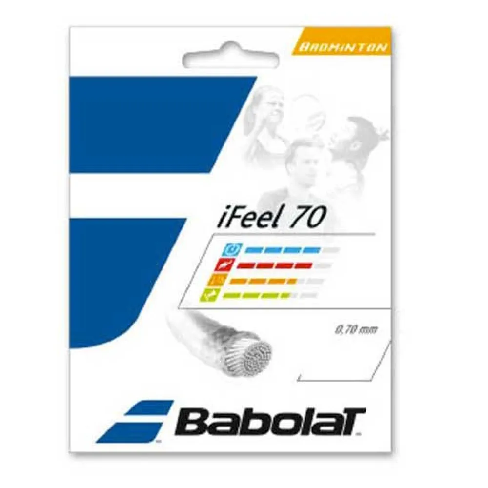 Babolat Corda de Raquete de Badminton iFeel 70 200 m