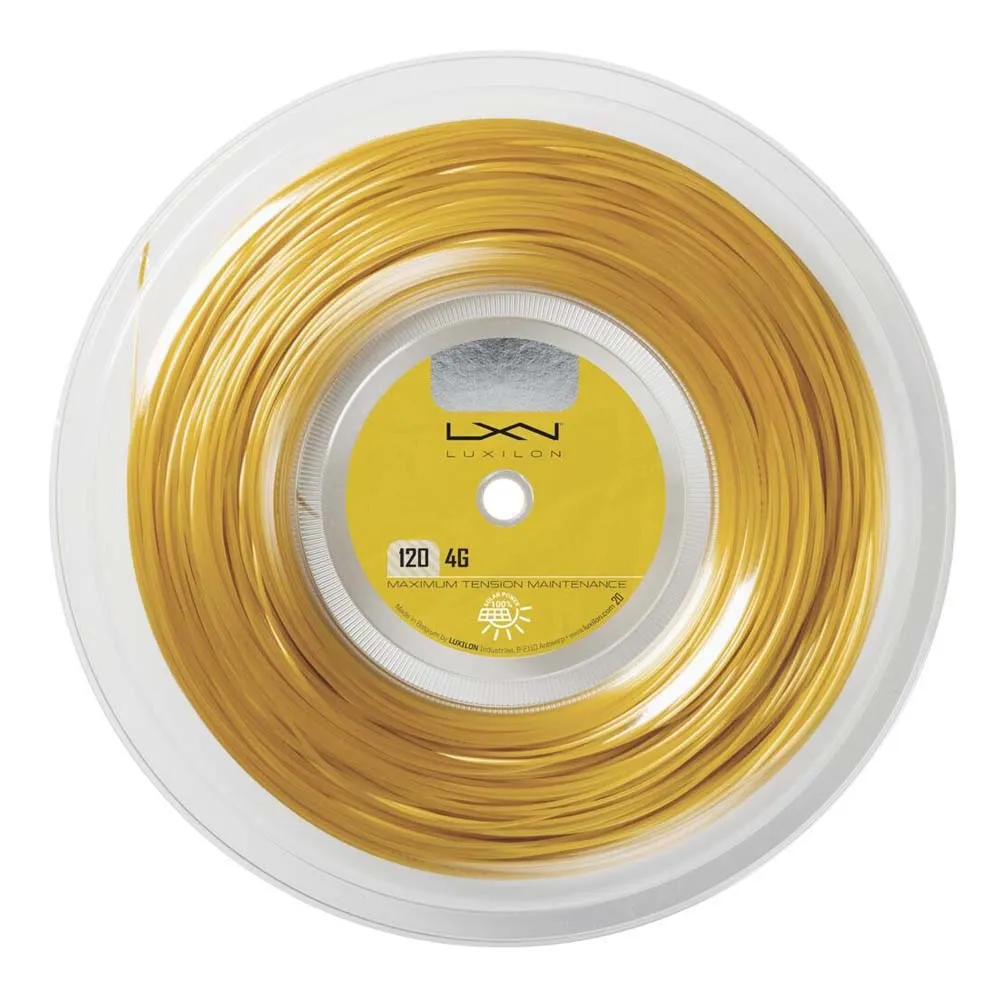 Luxilon Corda de carretel de tênis 4G 125 200 m
