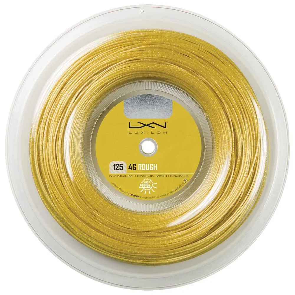 Luxilon Corda de carretel de tênis 4G Rough 200 m