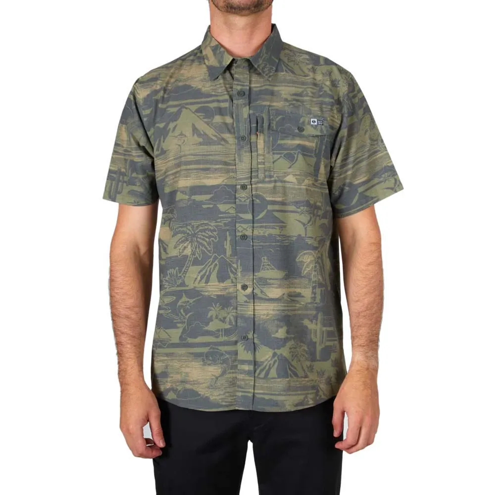 Salty crew Camisa de manga curta tecida Cedros Tech