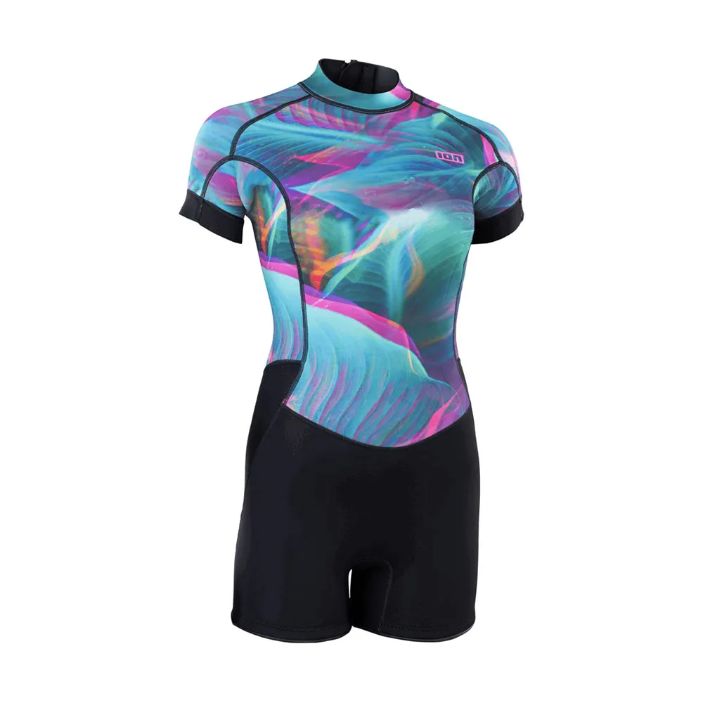 ION Shorty feminino com zíper nas costas Amaze 2.5