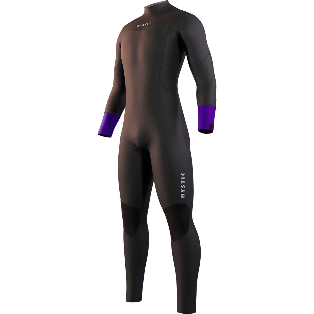 Mystic Fato de neoprene de manga comprida com fecho nas costas Rental fullsuit 3/2mm flatlock