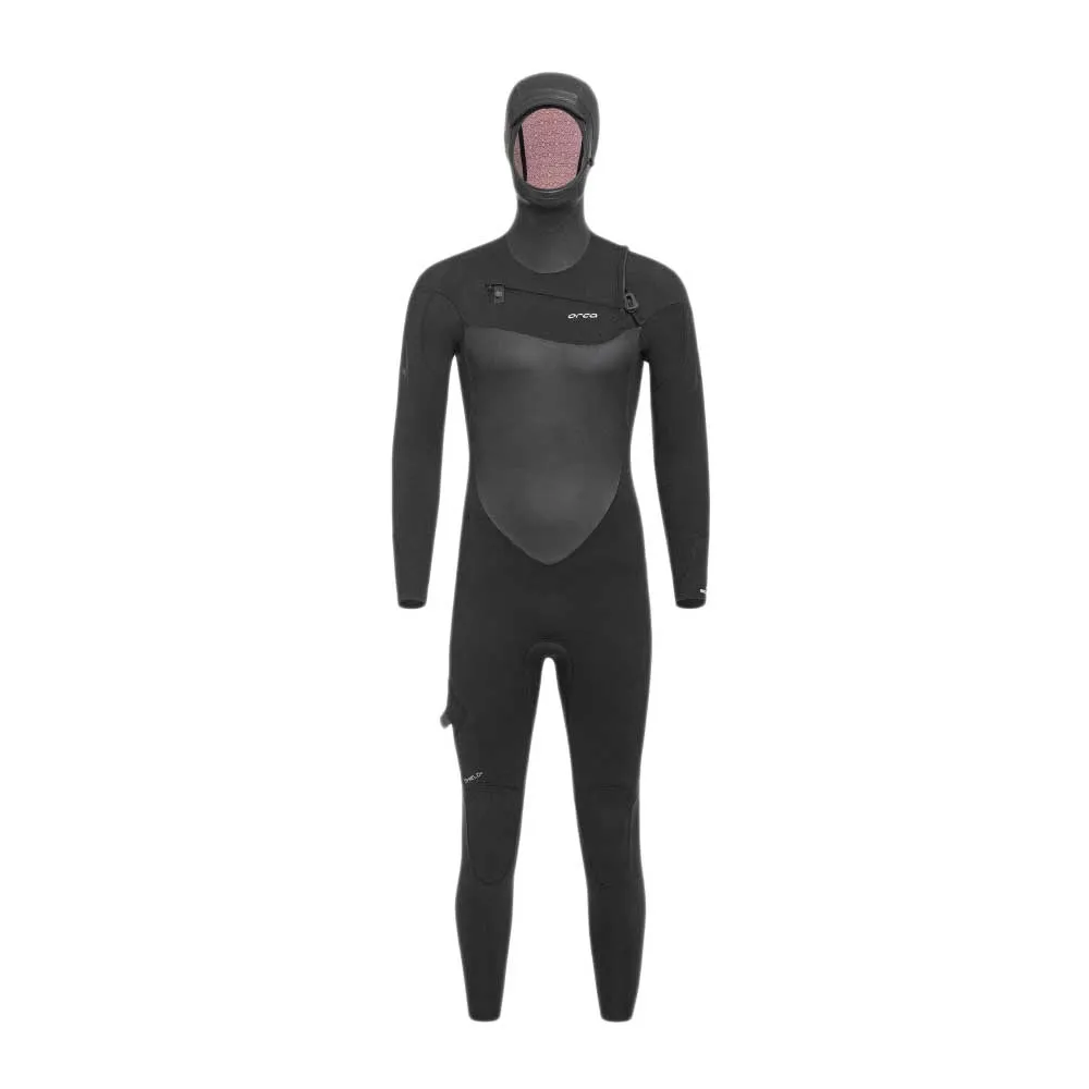 Orca Fato de neoprene de manga comprida com fecho no peito Tango 3:2 Hooded