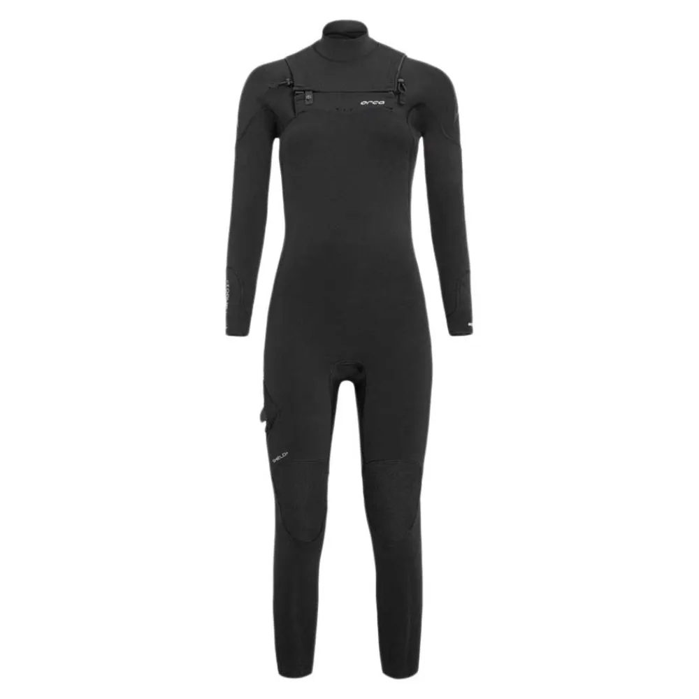Orca Fato de neoprene de manga comprida com fecho no peito para mulher Tango 5:4 V2