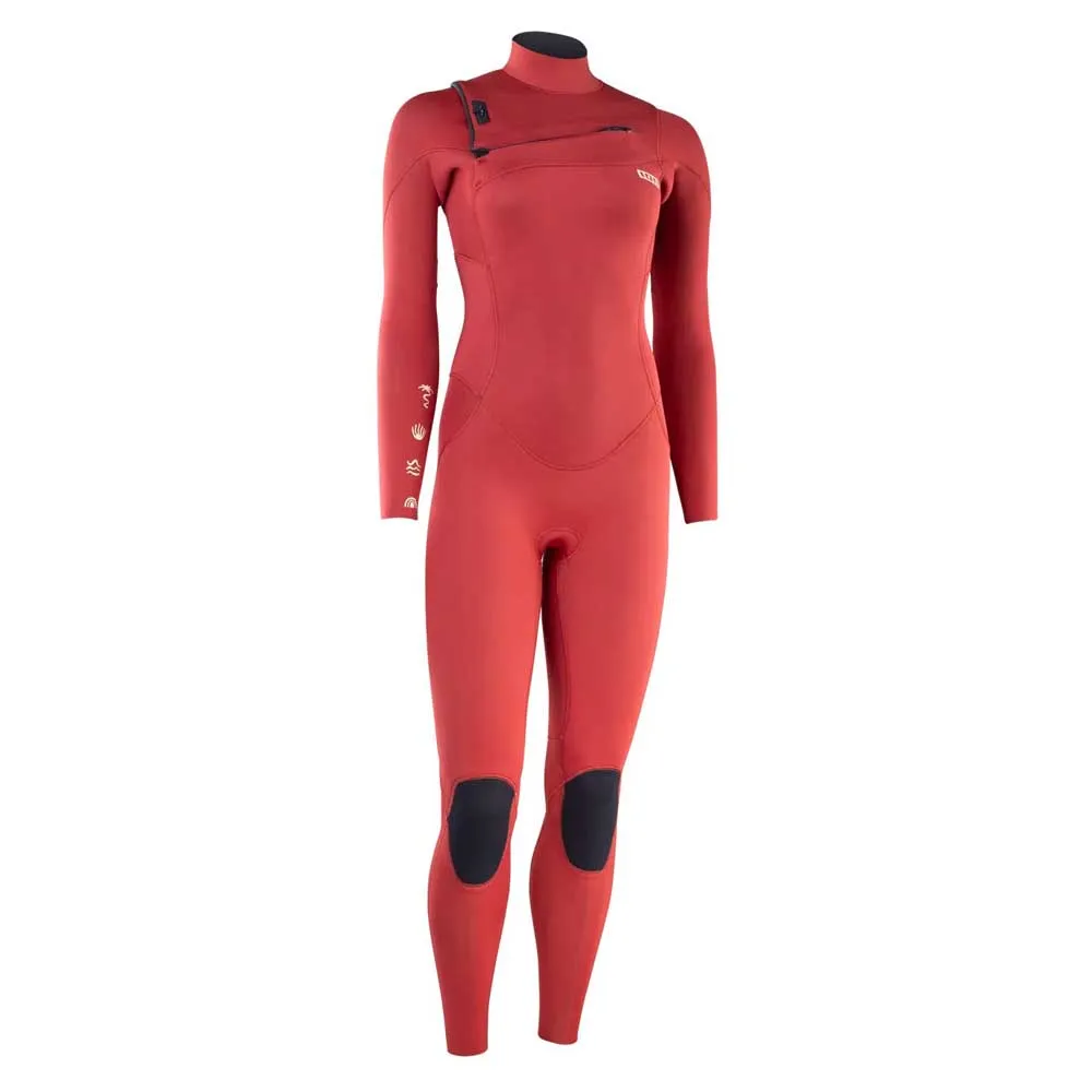 ION Fato de neoprene com fecho frontal e manga comprida para mulher Amaze core 3/2