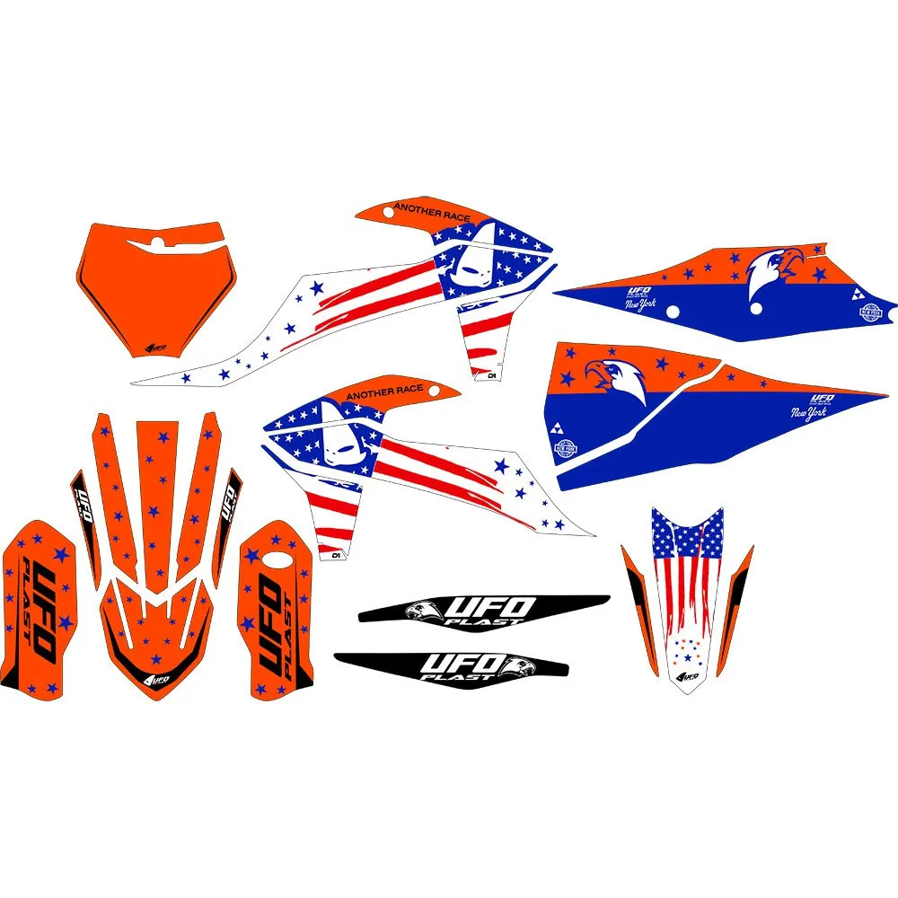 UFO Autocolantes Patriot Ktm