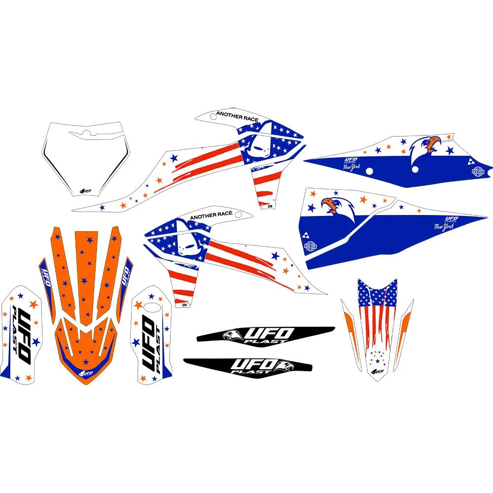 UFO Autocolantes Patriot Ktm