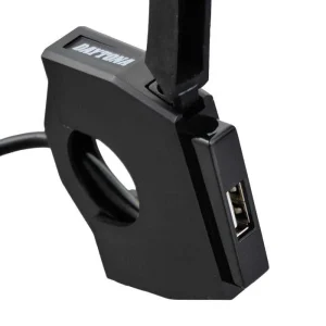 Touratech Tomada USB Slim 1gang DC 22.2/25.4mm