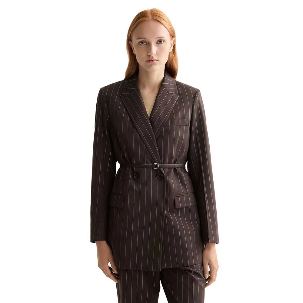 Scotch & soda Blazer Double Breasted Lurex Pinstripe