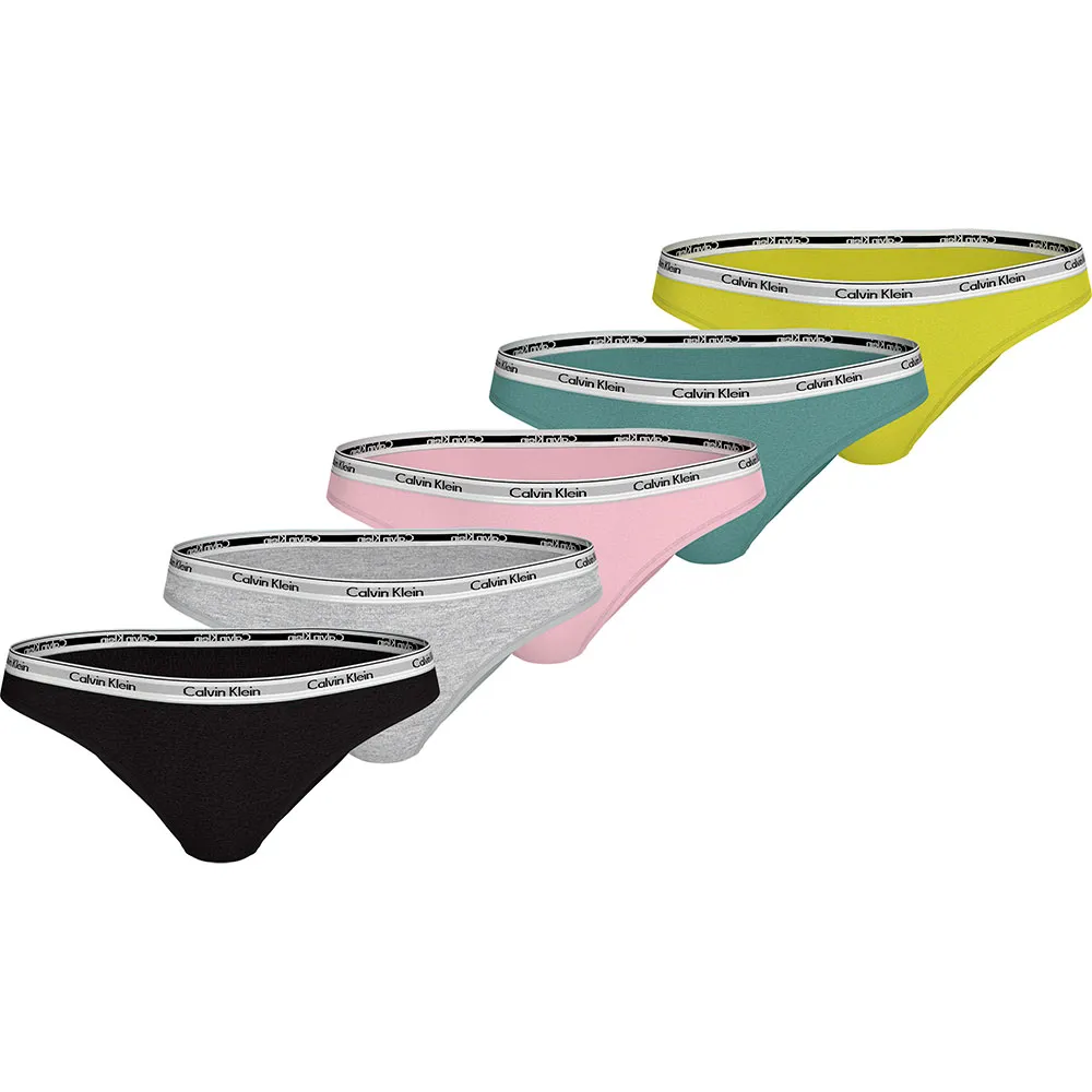 Calvin klein Calcinhas 000QD5208E 5 unidades