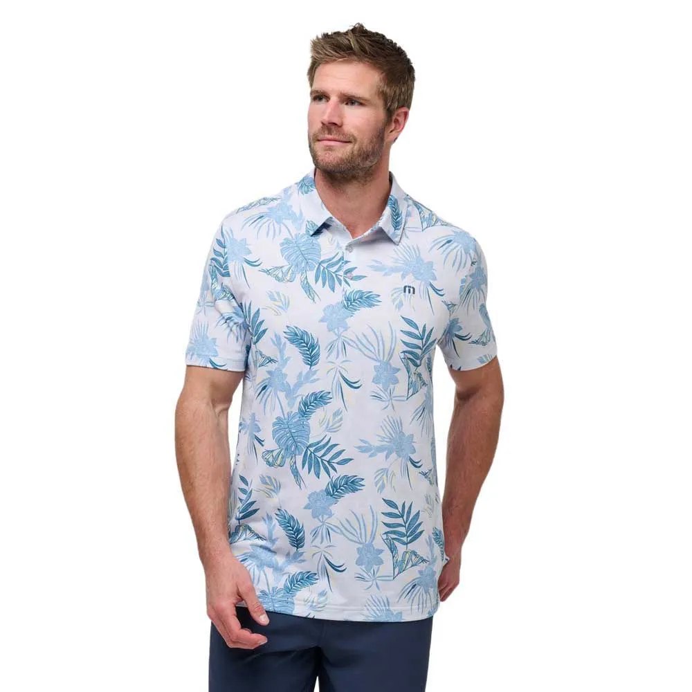 Travis mathew Polo de manga curta Featherweight Island