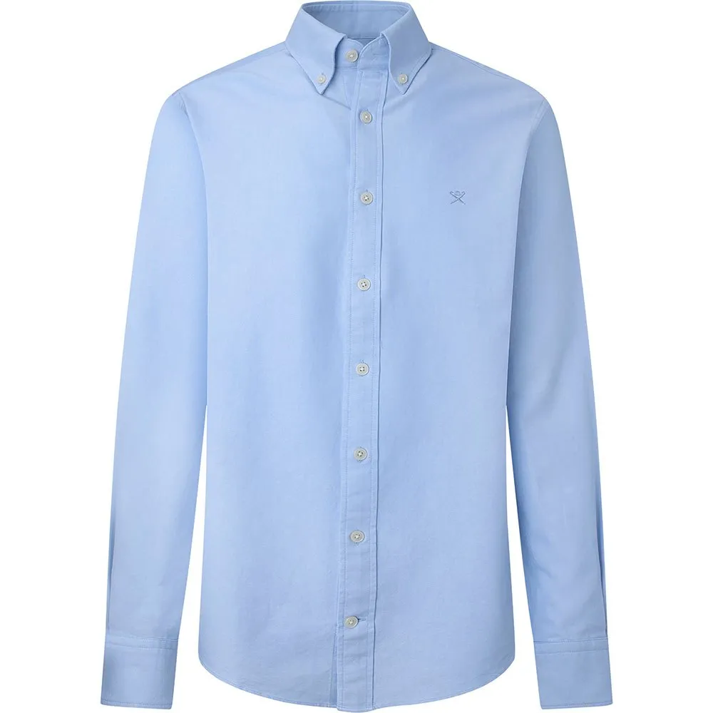 Hackett Camisa de manga comprida Washed Oxford