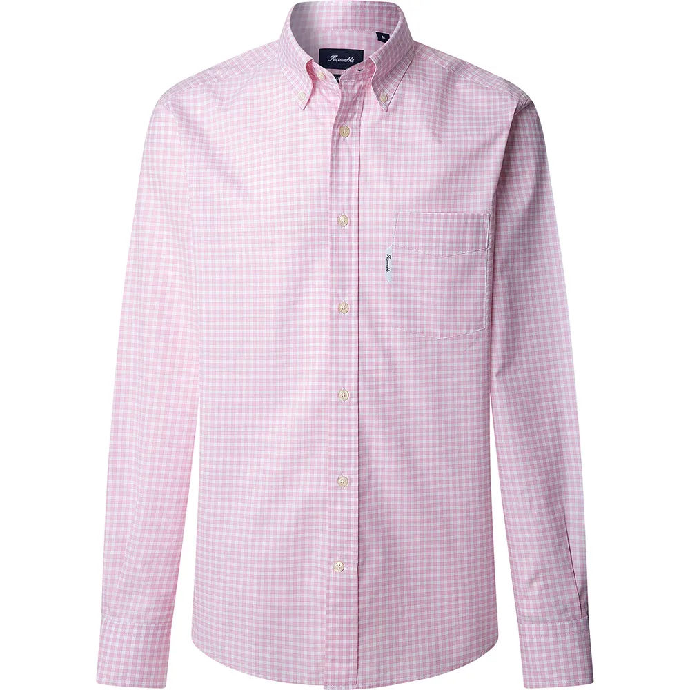 Façonnable Camisa de manga comprida Vichy