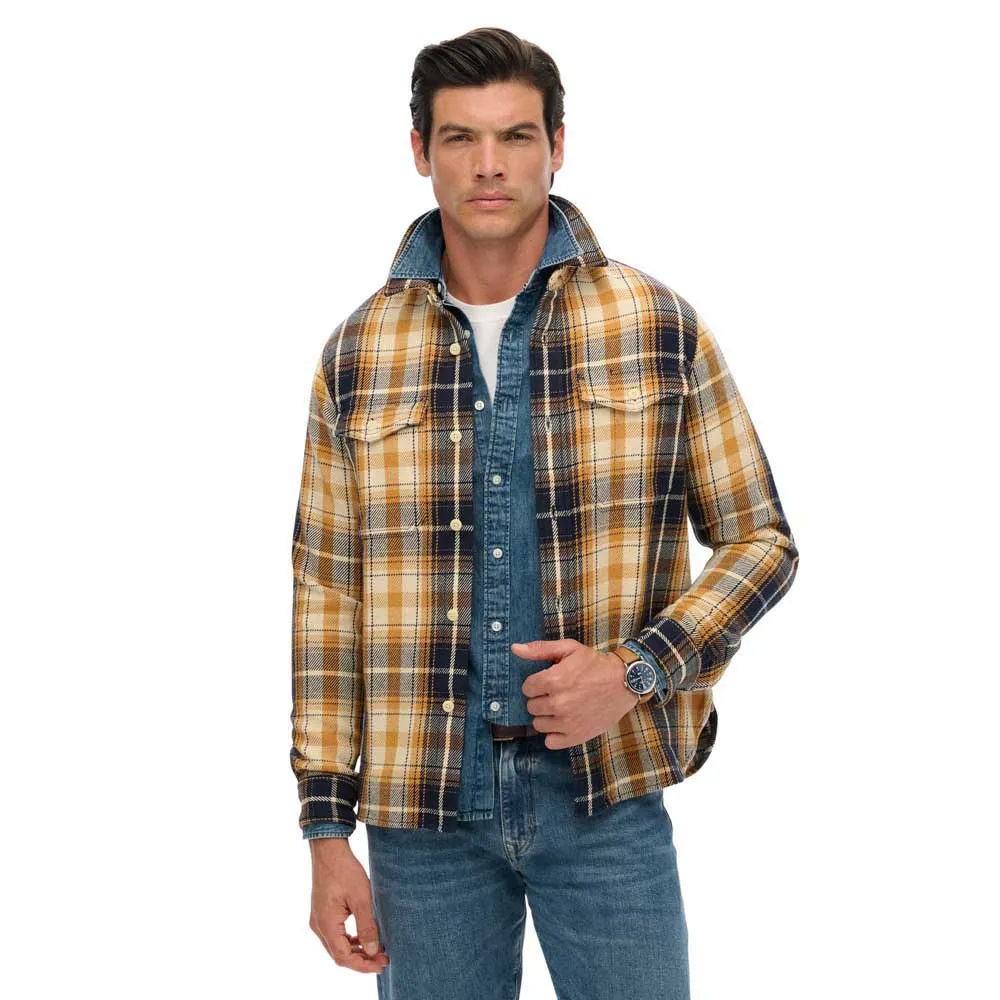 Superdry Camisa de manga comprida Merchant Heavy