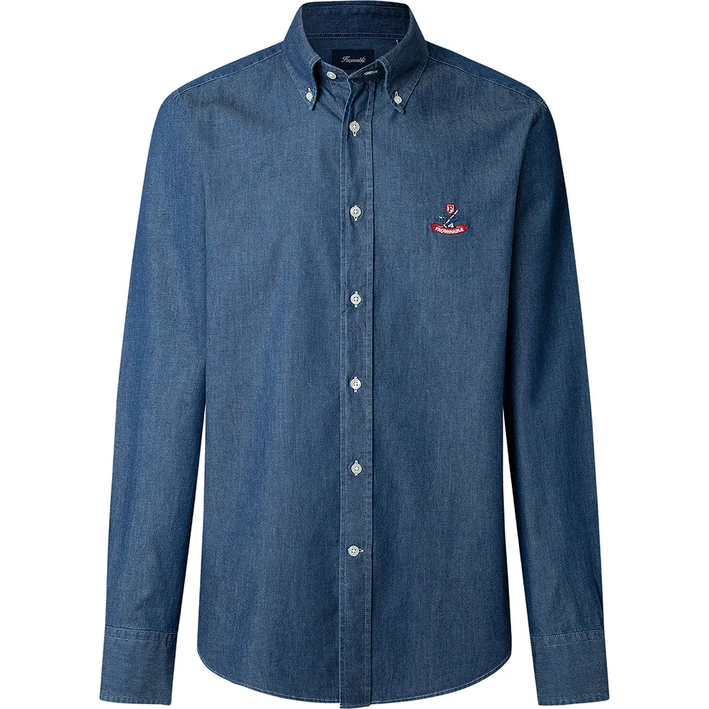 Façonnable Camisa de manga comprida Chamb Birdie