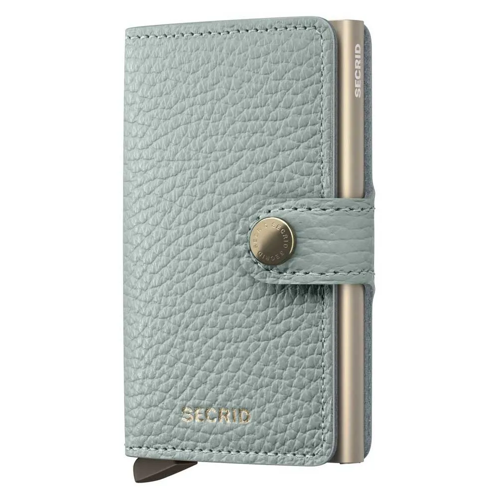 Secrid Carteira de couro Miniwallet Pebble