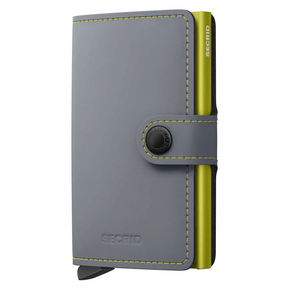 Secrid Carteira de couro Miniwallet Matte