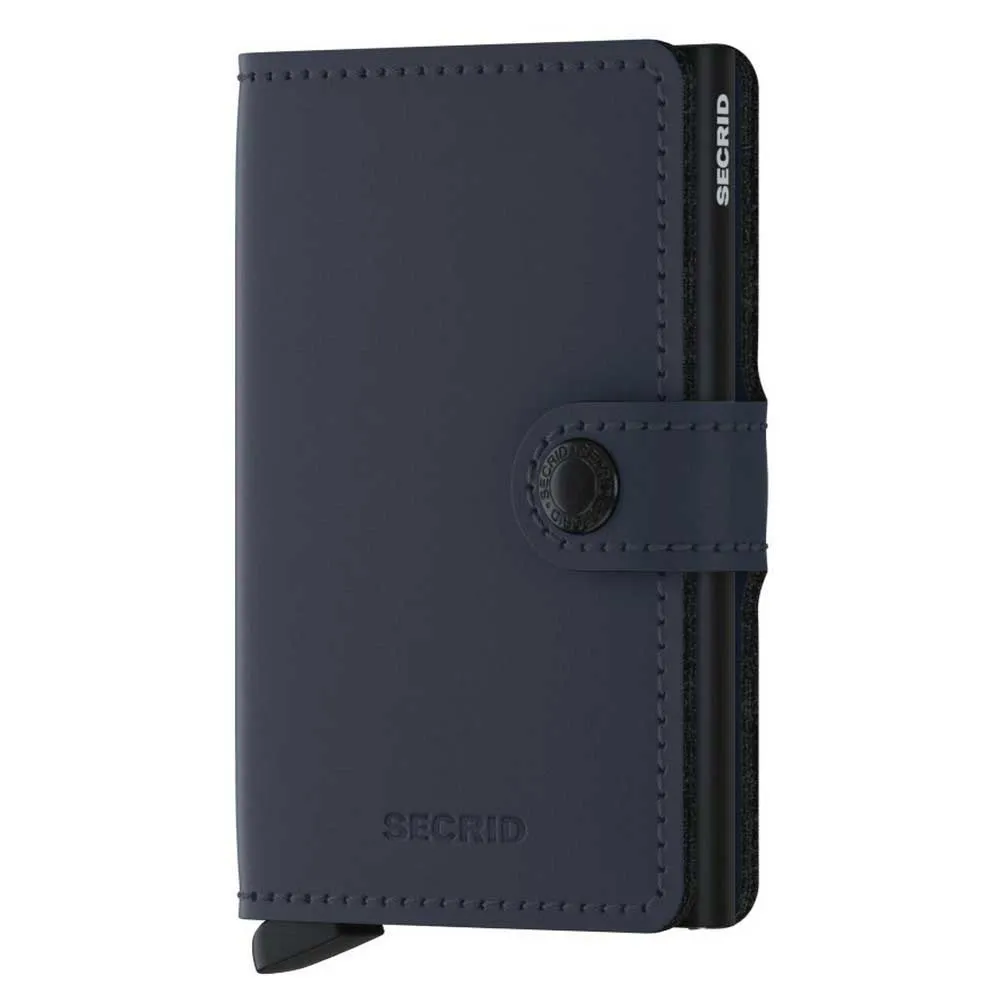 Secrid Carteira de couro Miniwallet Matte