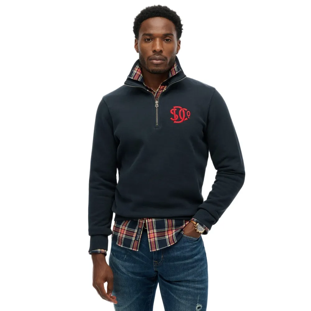Superdry Suéter com meia-zíper Neon