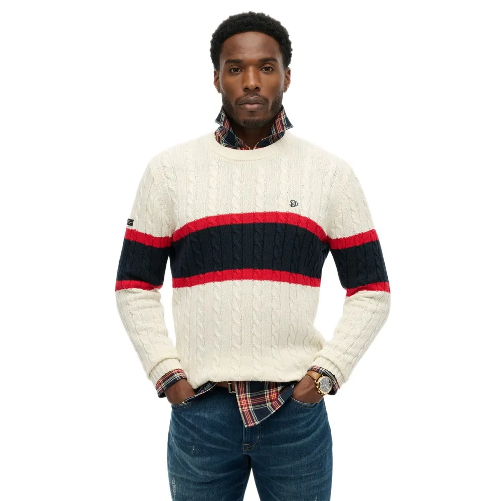 Superdry Suéter Stripe Cable